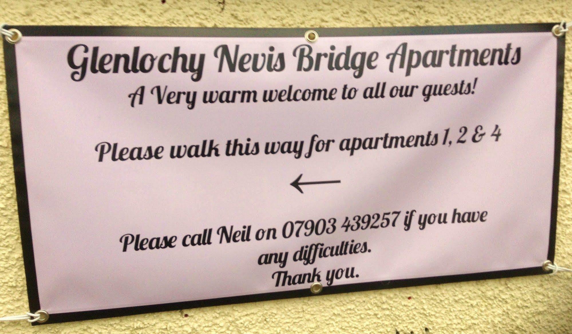 Glenlochy Nevis Bridge Apartments Fort William Exterior foto